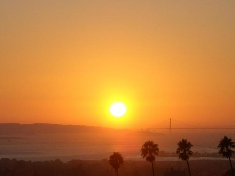 Sunset over San Francisco from Berkeley